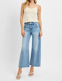 Risen - Wide Leg-cut Hem Jeans