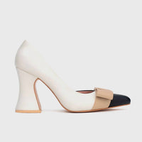BUTRICH Women's Rosemary Pump in beige - women's heels - detail view