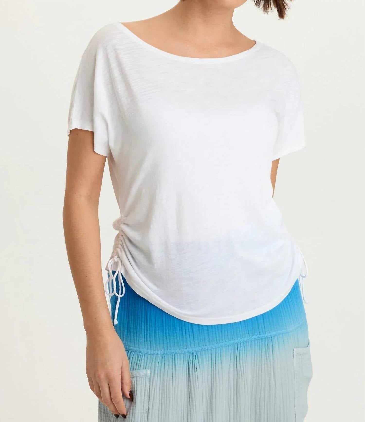 Xcvi - Cohn Jersey Boatneck Tee