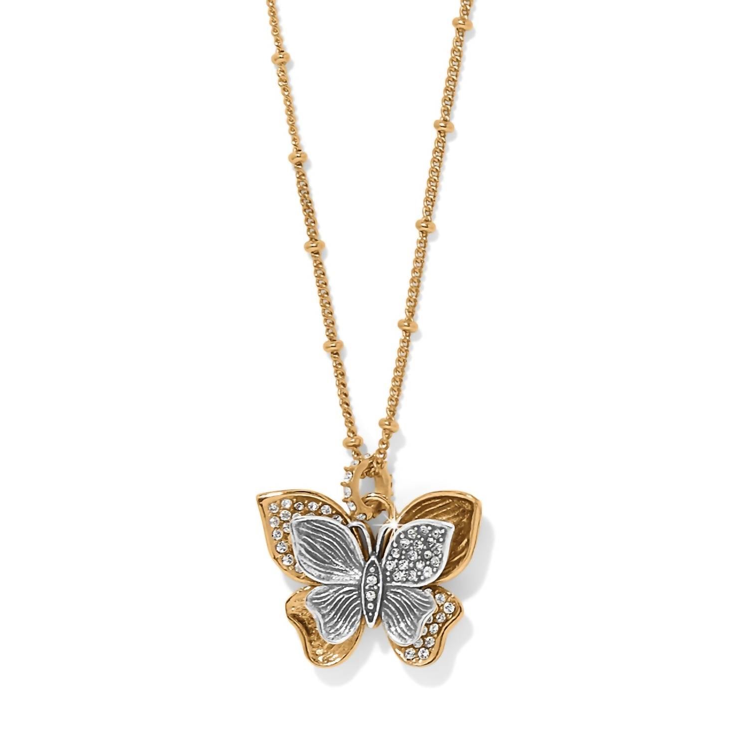 Brighton - Women's Everbloom Flutter Pave Necklace