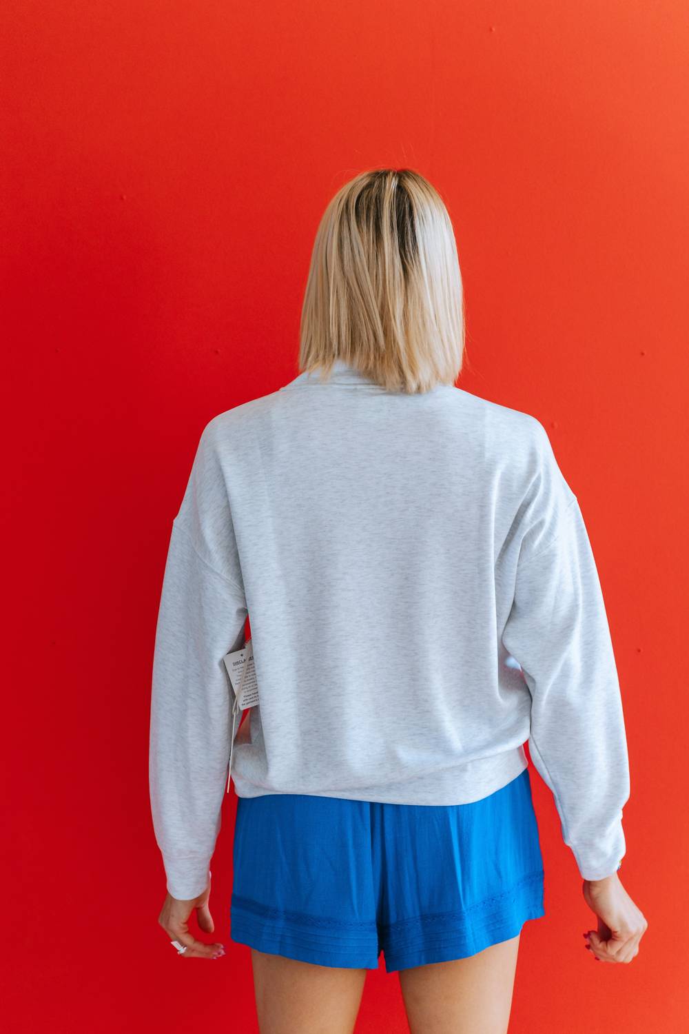 Vintage Havana - Cloud Fabric Quarter Zip Top
