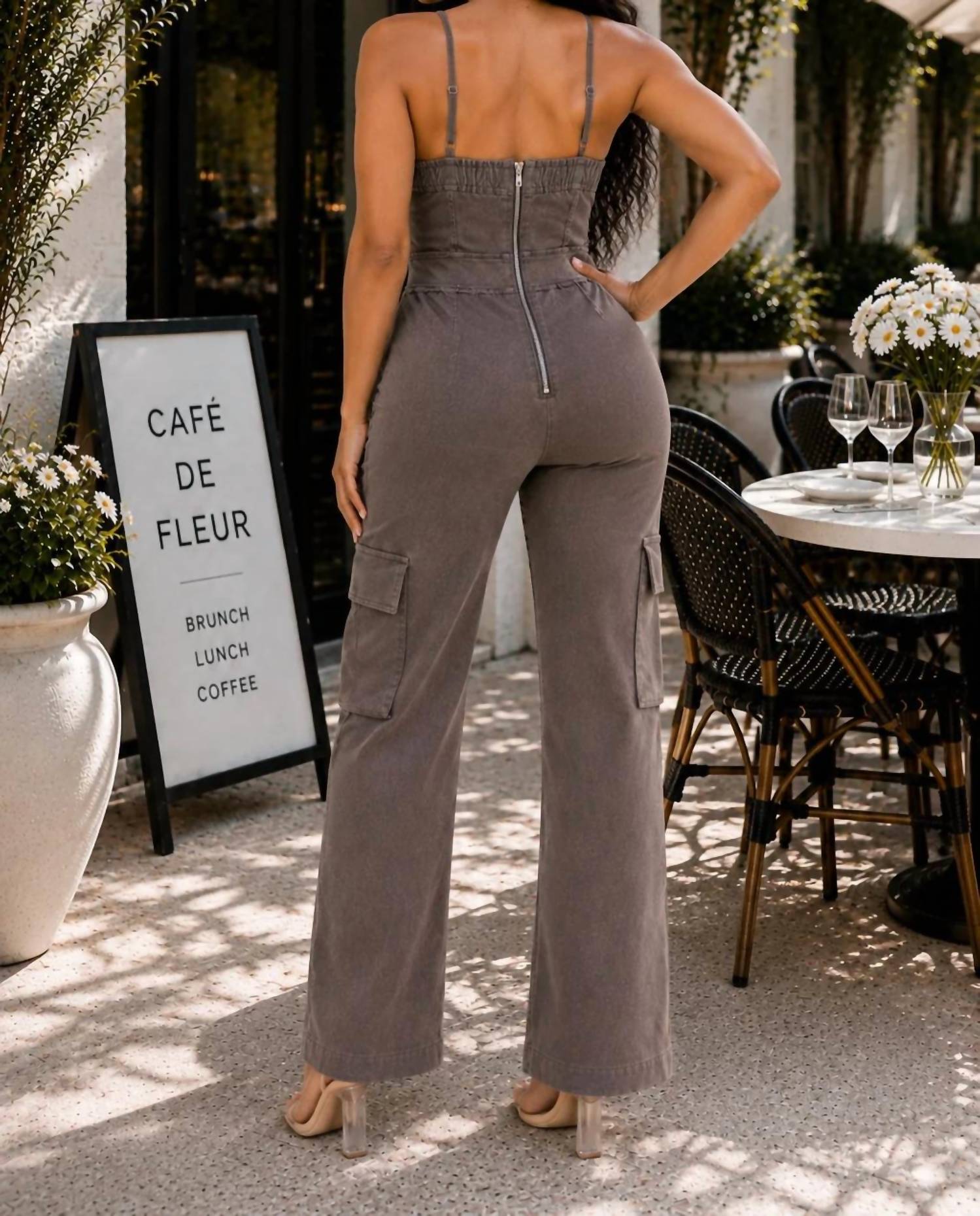 Surelymine - After Midnight Cargo Jumpsuit