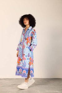 Maude Vivante - Eliza Poplin Button Down Midi Dress