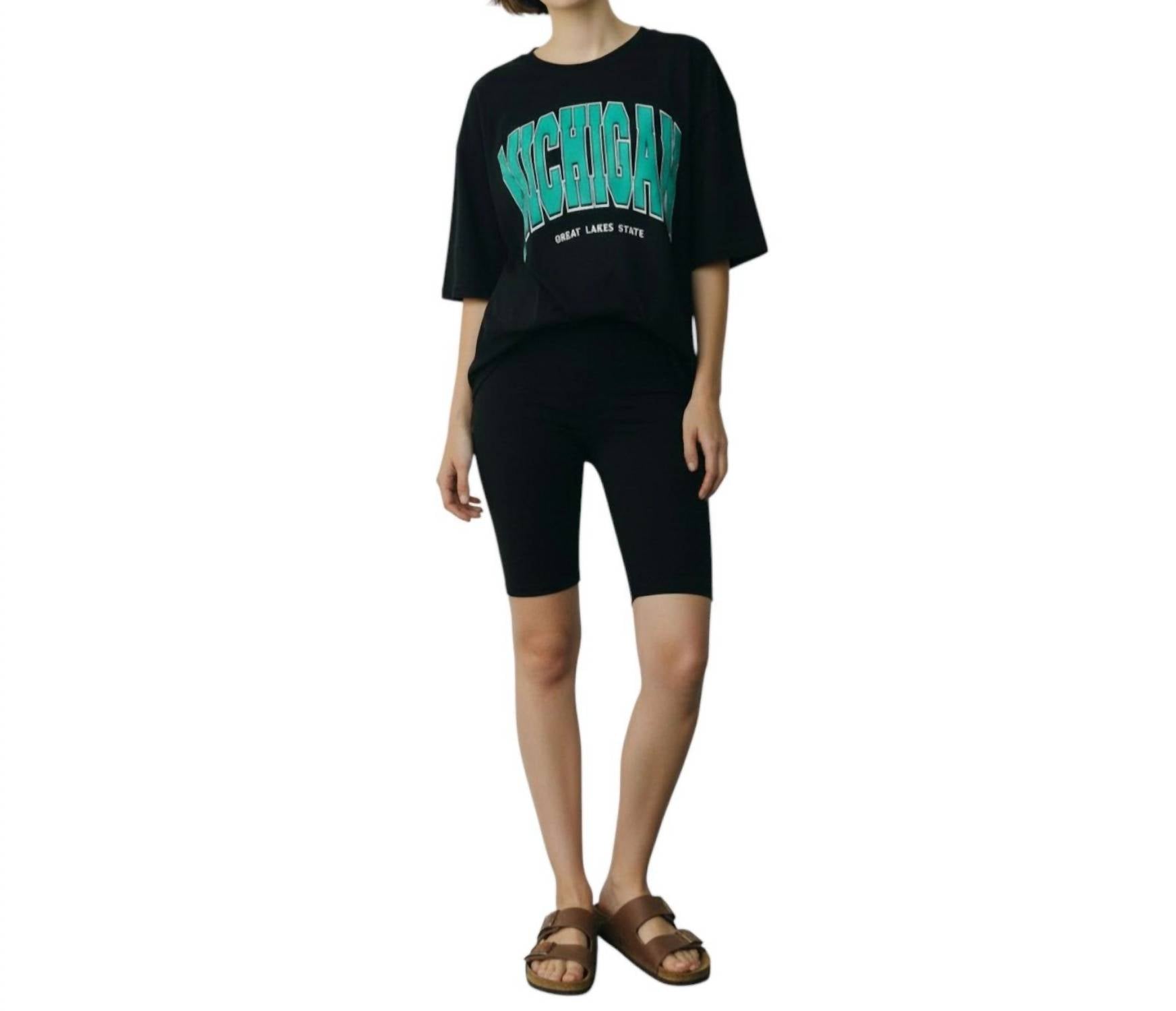 Ambar - Michigan Printed Short Sleeve T-shirt