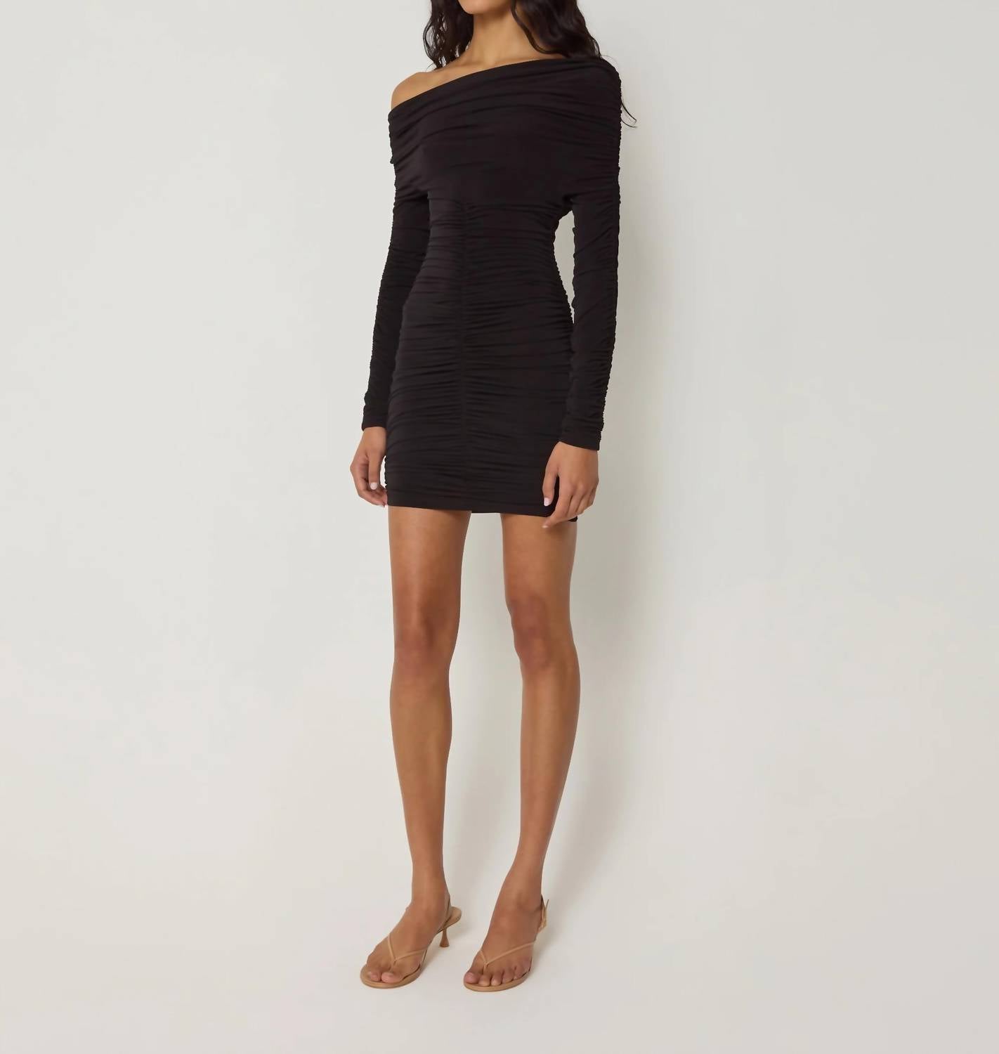 Khy - Off Shoulder Ruched Dress