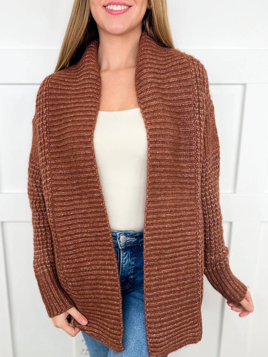 Cozy Co. - All About Cozy Knit Long Sleeve Cardigan