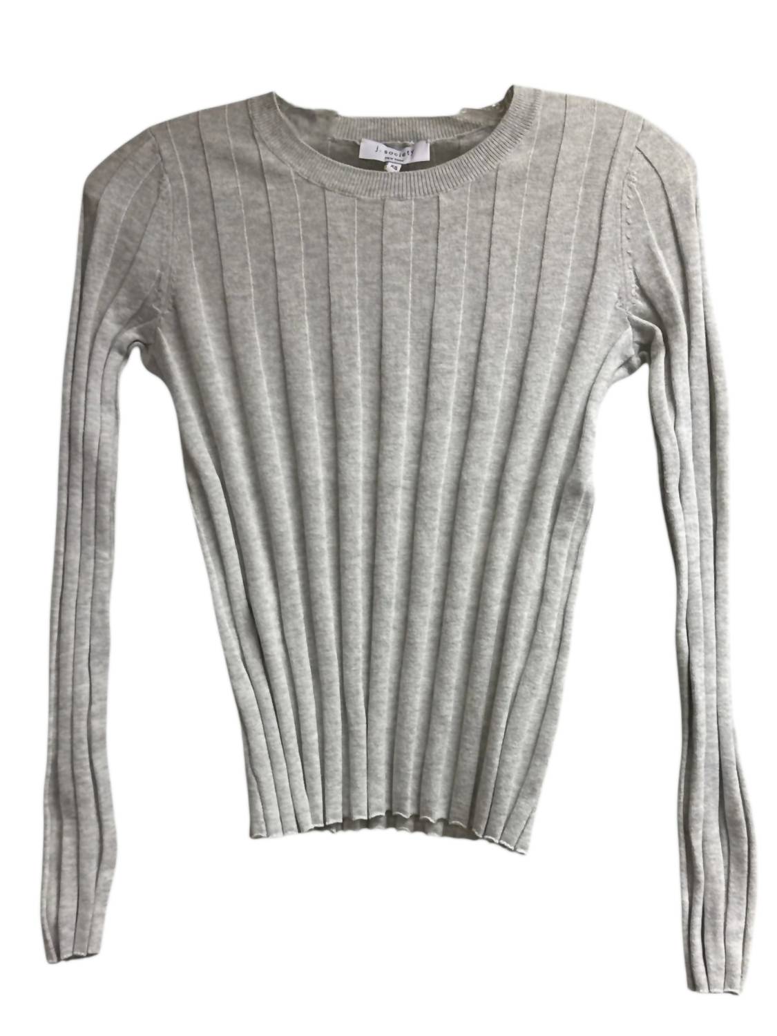 J. Society - Ribbed Long Sleeve Sweater