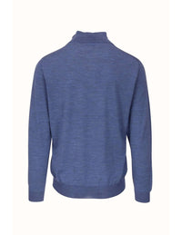 Fedeli - Men's Lightweight Wool Quarter Zip Jacket