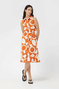 Compania Fantastica - Geometric Midi Dress