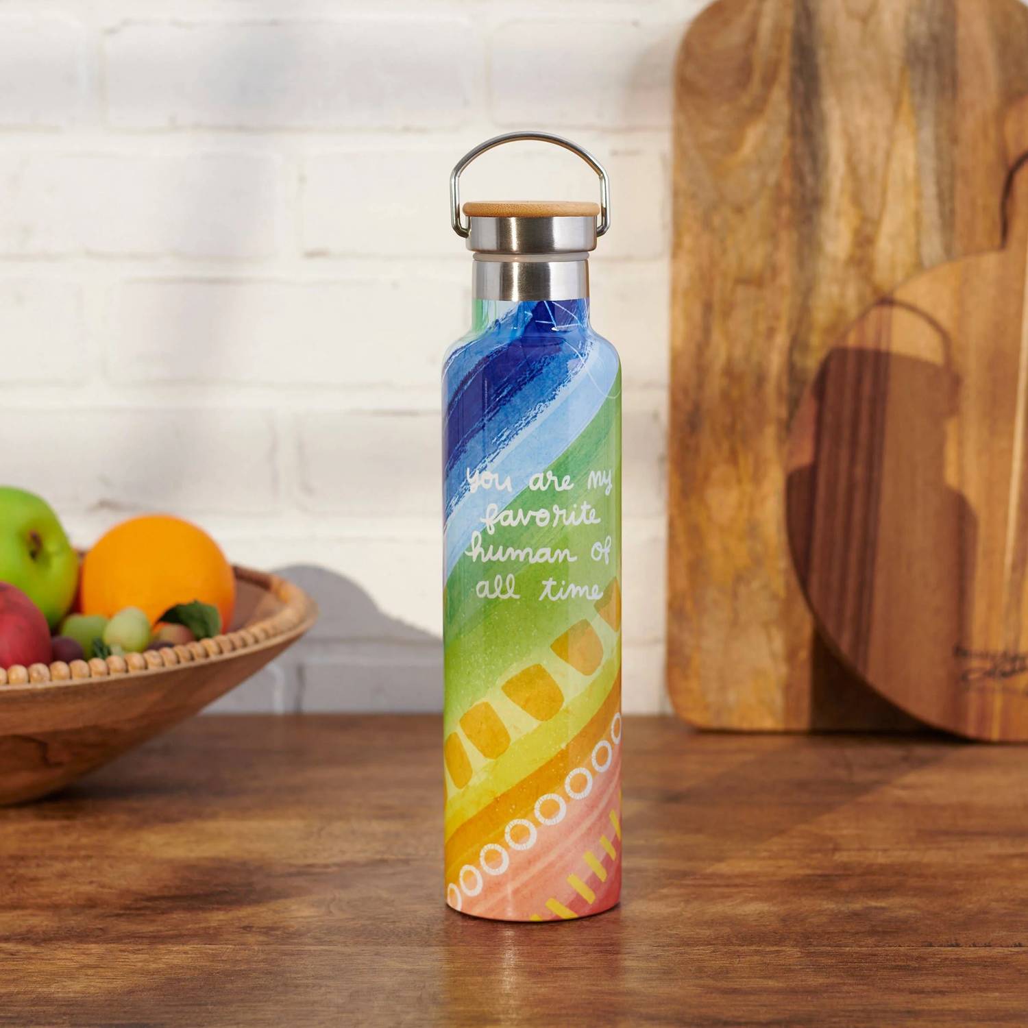 Primitives By Kathy - You Are My Favorite Human Insulated Water Bottle