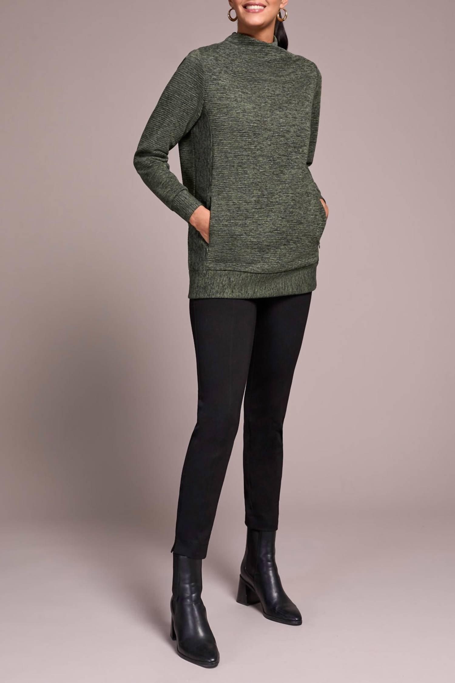 Tribal - Long Sleeve Tunic With Invisible Pockets
