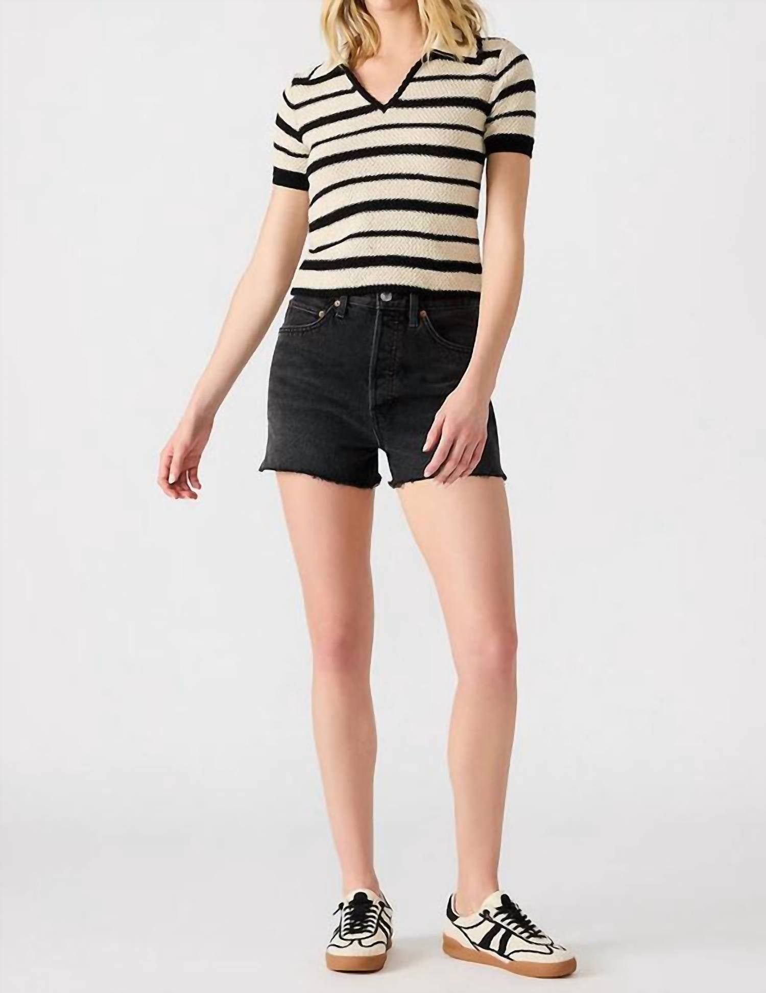 STEVE MADDEN Brayden Striped Sweater - women's sweater - detail view