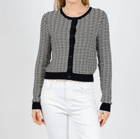 White + Warren - Boucle Cardigan