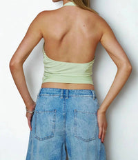 Blue Blush - Leah Halter Top