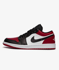 Air Jordan - Men's 1 Low Bred Toe Shoes