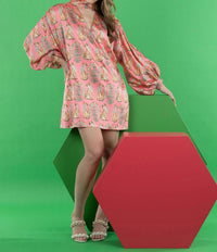 Emily McCarthy Sasha Mini Dress in cabana cat - women's dress - view 5
