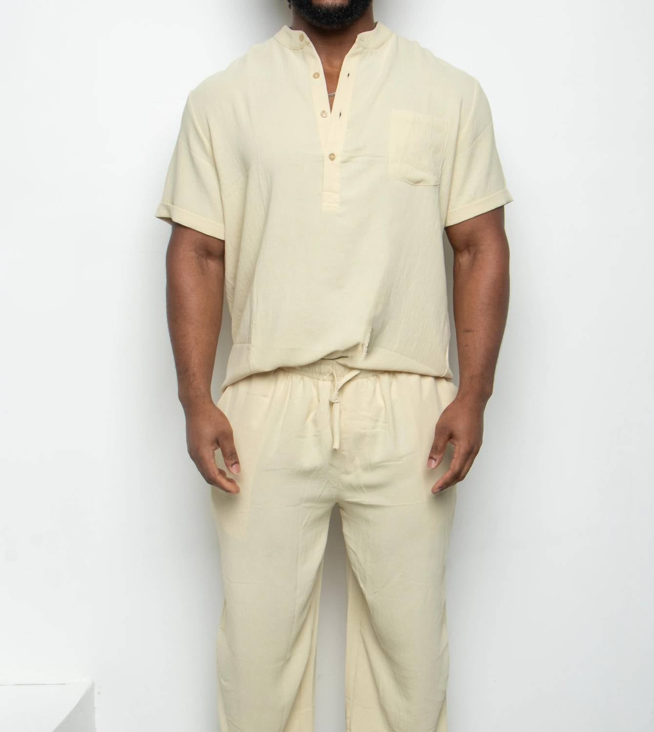 Yacht Club Access - Wellington Linen Pants And Top Set