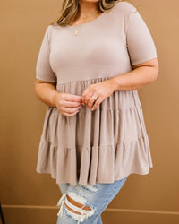 Zenana - Tiered Babydoll Tee
