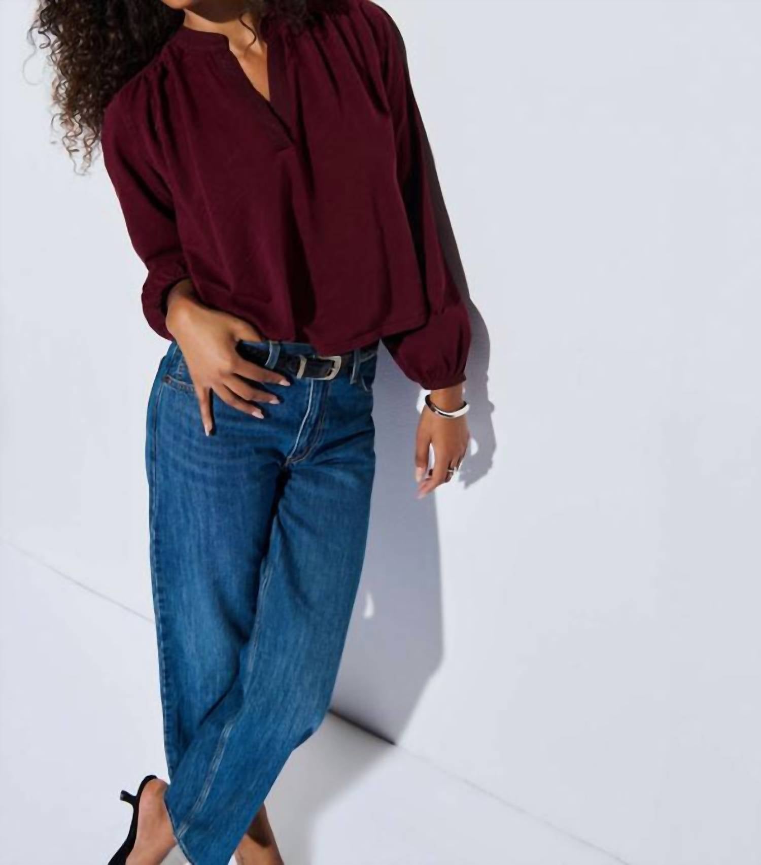 Nation Ltd - Maya V-neck Top