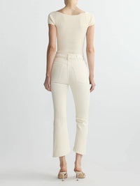 Dl1961 - Women'S - Bridget Boot Crop Scalloped Hem Jeans