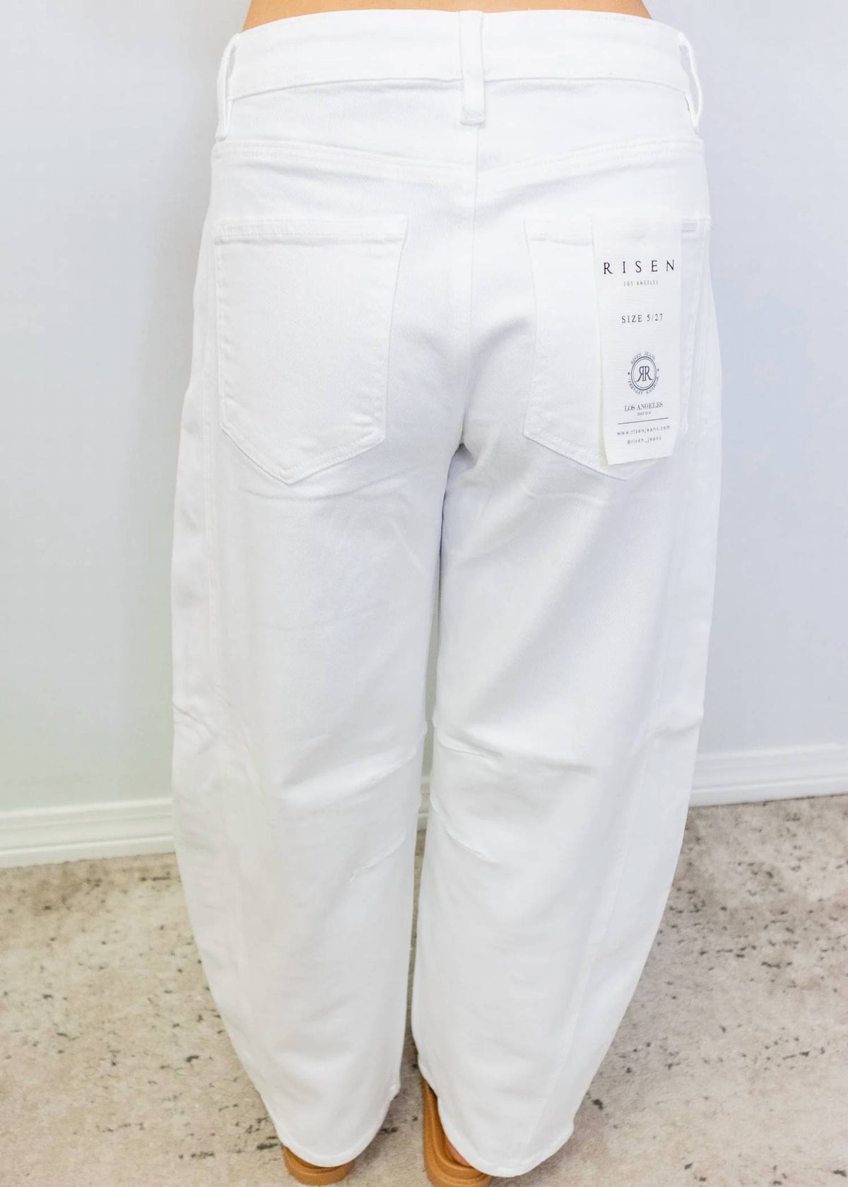 Risen - Tummy Control Slouchy Ankle Barrel Pants