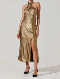 Astr - Marissa Halter Neck Midi Dress