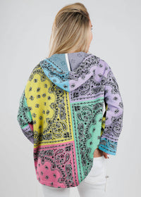 Aldo Martins - Bandana Zip-up Sweater