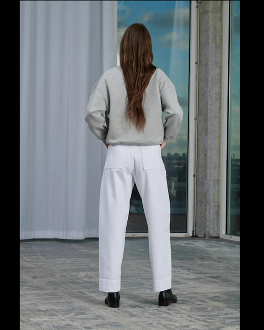 Soeur - Women's Volage Denim High-waisted Trousers