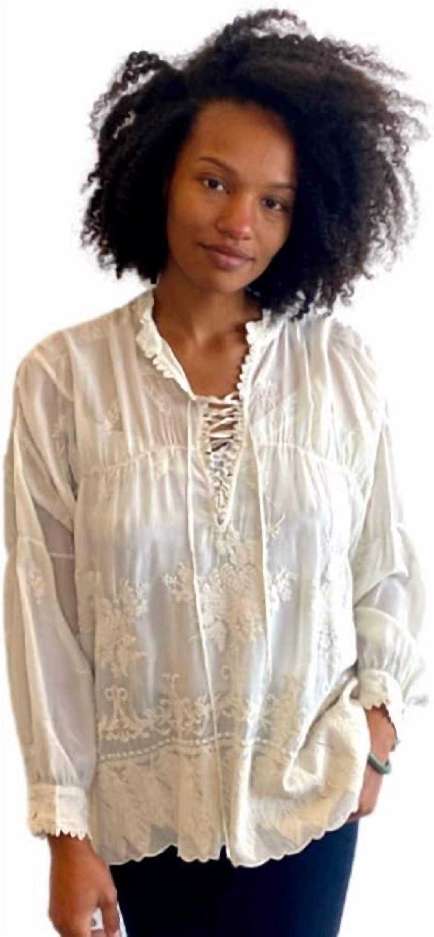 Johnny Was - Feather Lara Blouse