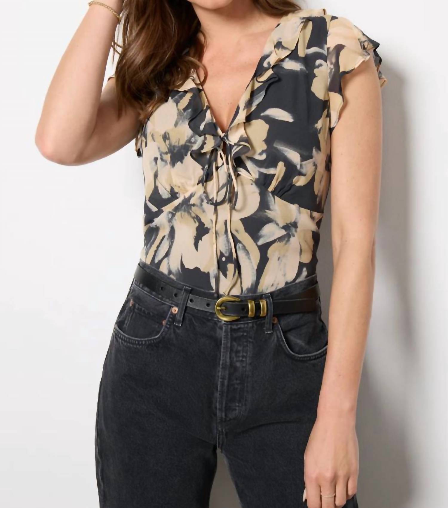Rails - Carmine Cap Sleeve Top