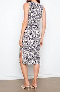 Charlie B - Printed Sleeveless Scoop Neck Midi Dress