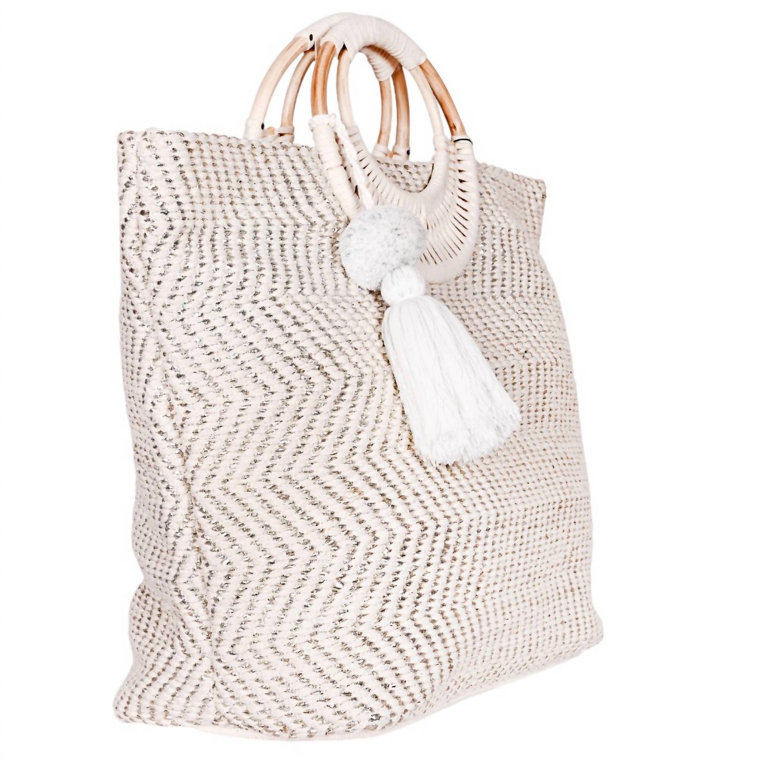 America & Beyond - Women's Embellished Shoulder Bag