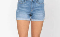Judy Blue - Sun-catcher Cuffed Hem Shorts
