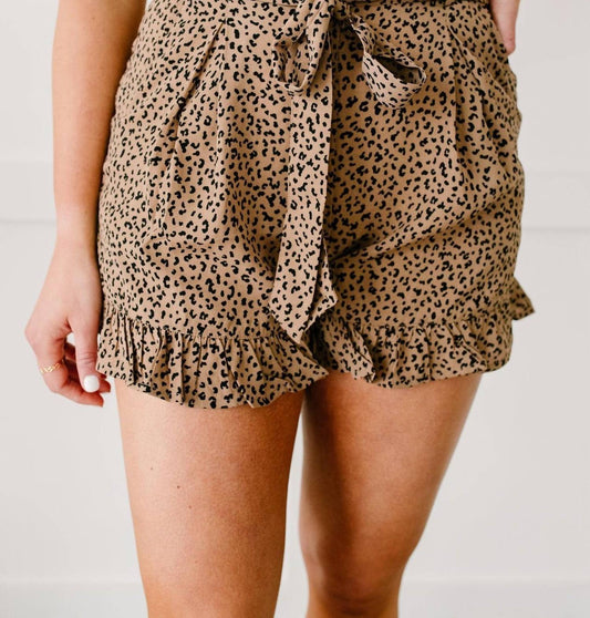 Short Leash Ruffled Shorts