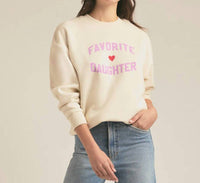 Favorite Daughter - Heart Logo Sweatshirt