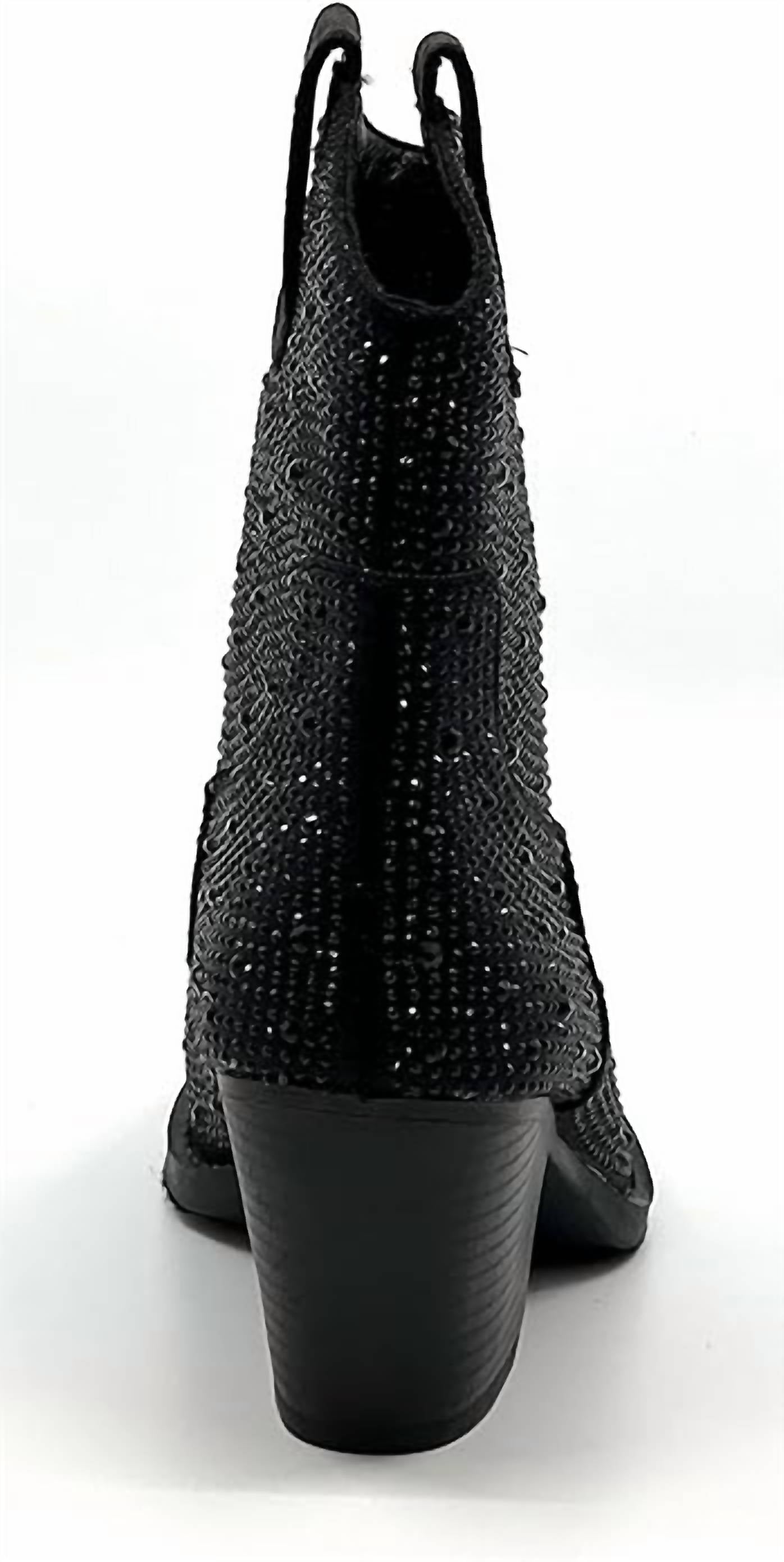 Corkys Footwear - Women's Rhinestone Block Ankle Bootie