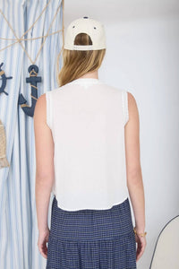 Blu Pepper - Lace Detail Sleeveless Top