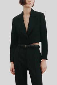 Nili Lotan - Belino Cropped Wool Jacket