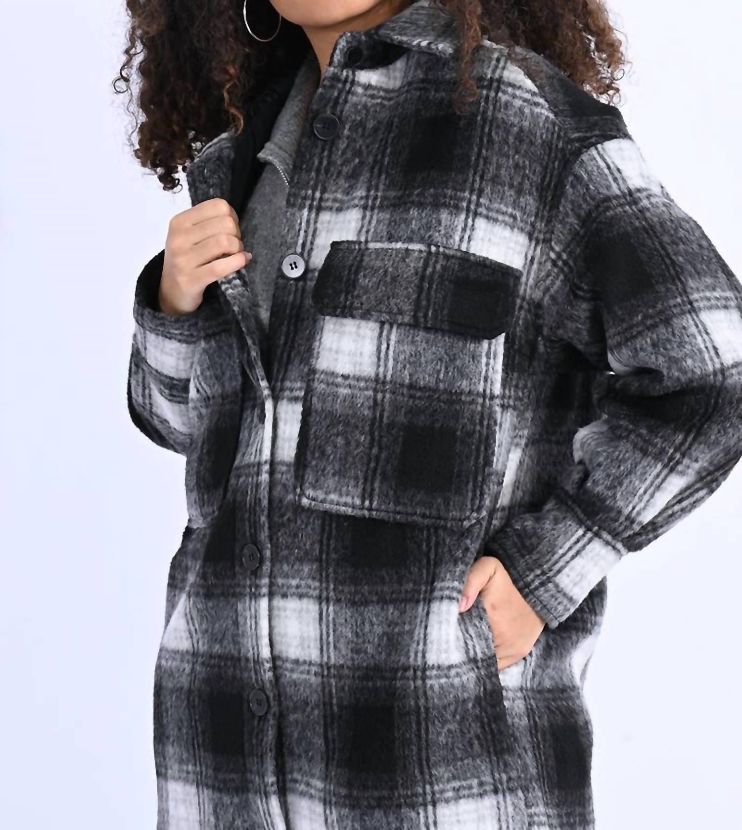 Mid-Length Woven Coat