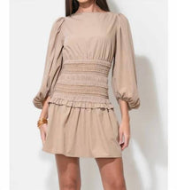 Adelyn Rae - Nola 3/4 Sleeve Smocked Mini Dress