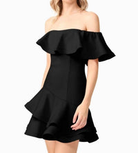 Elliatt - Ava Asymmetrical Mini Dress