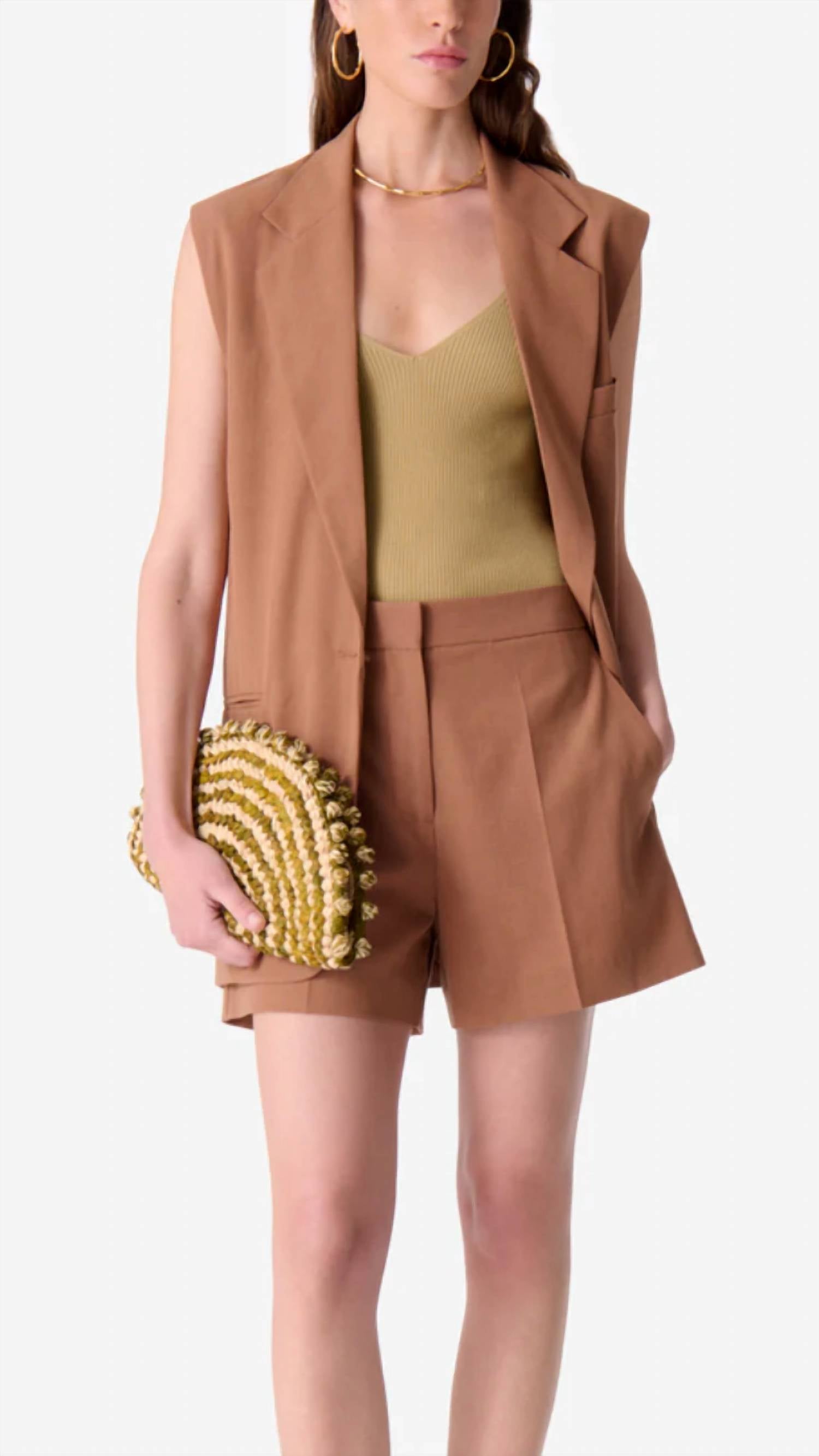 Vanessabruno - Christen Sleeveless Jacket