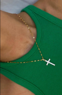 Chansuttpearls - The Reese Cross Pendant