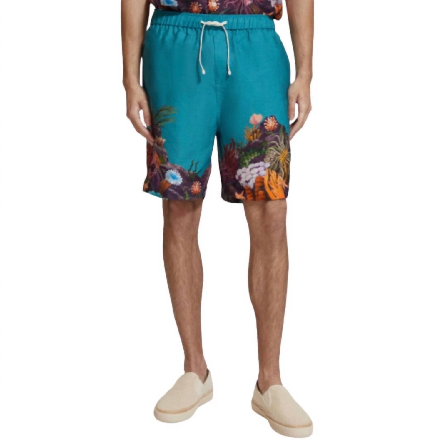 Scotch & Soda - Seasonal Placement Printed Bermuda Shorts