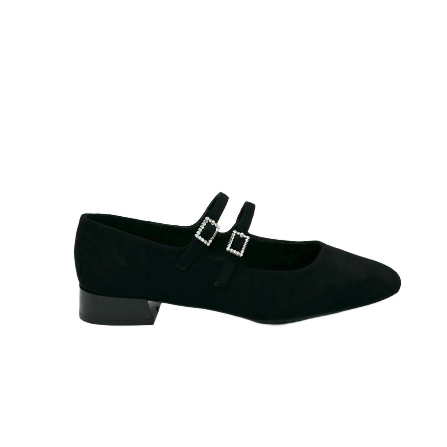 Exe - Women's Rosy Suede Mary Jane Flats