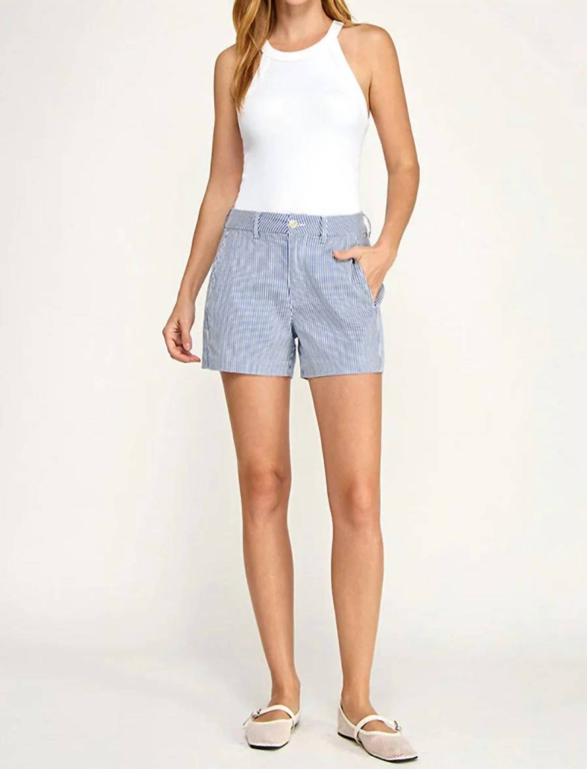 Level99 - Evie Side Welt Shorts