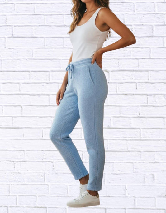 Pol - Cozy Textured Jogger Pants