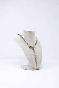 Mary Kathryn Designs - Women's Jordie Two-toned Clasp Lariat Necklace
