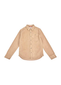 Iron & Resin Men's Drifter Corduroy Shirt in tan - men's jacket