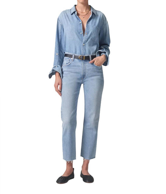 Citizens Of Humanity - DAPHNE CROP HIGH RISE STOVEPIPE JEAN